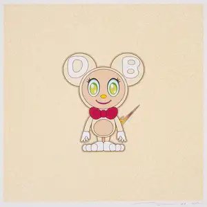 Takashi Murakami — Mr DOB (Pearl, Gold and White)