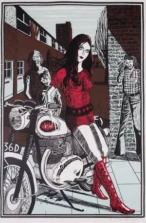 Plate 2, from Six Snapshots of Julie (colour)