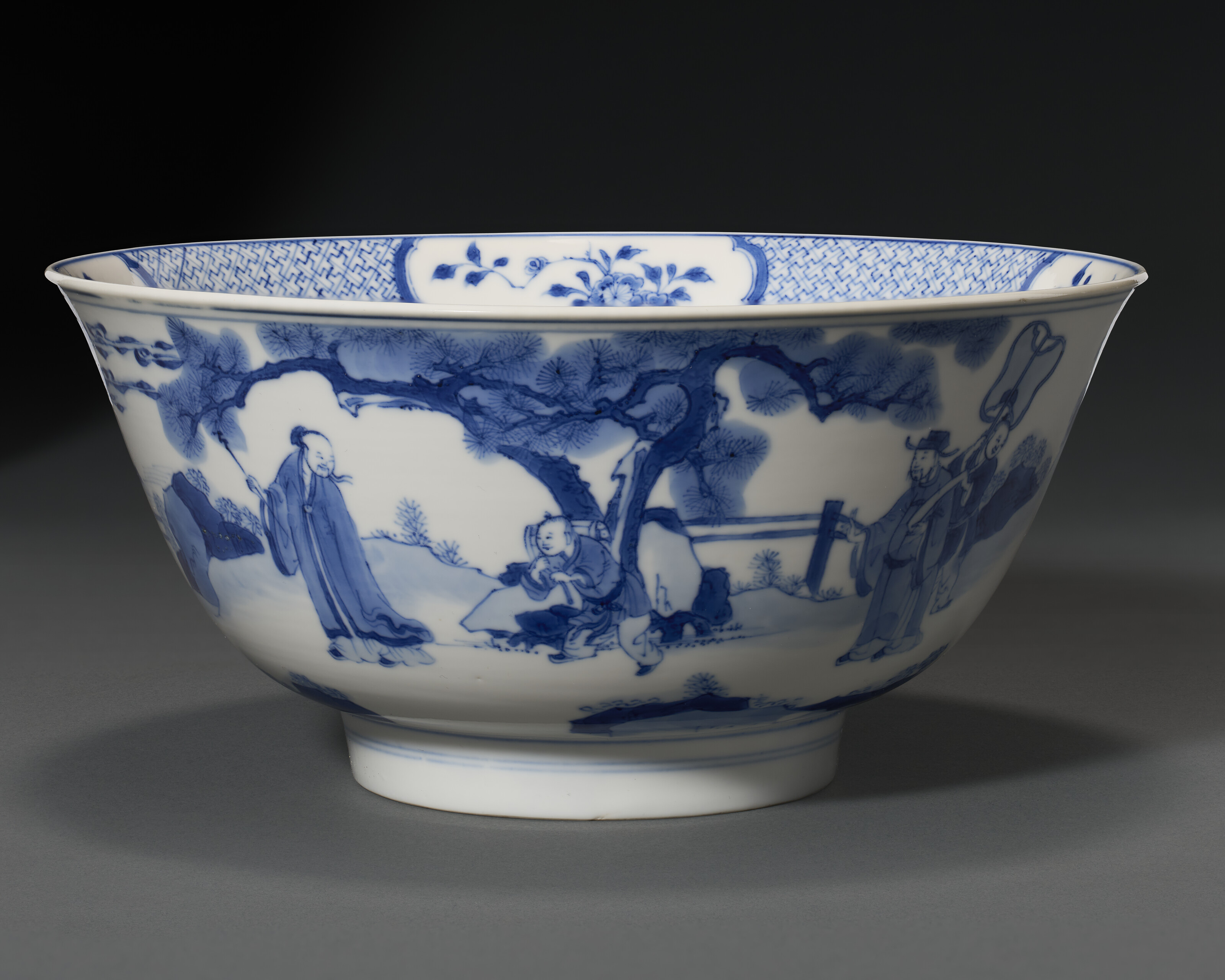 A Blue And White 'scholars' Bowl — KANGXI PERIOD (1662-1722)