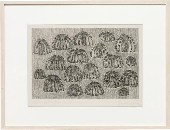 Yayoi Kusama — Pumpkin Army '85 (Black)