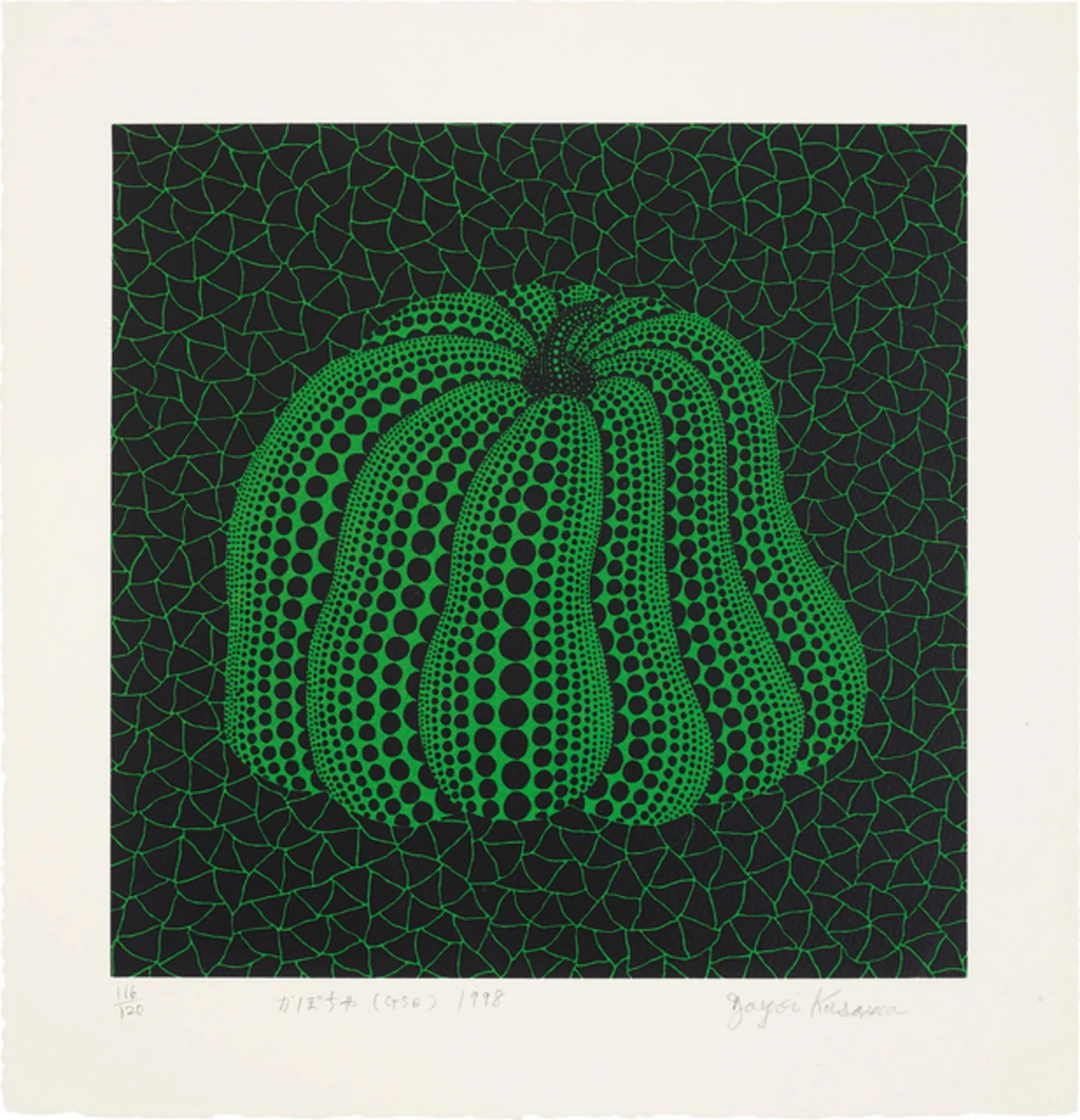 Yayoi Kusama — Pumpkin Green (GSQ)