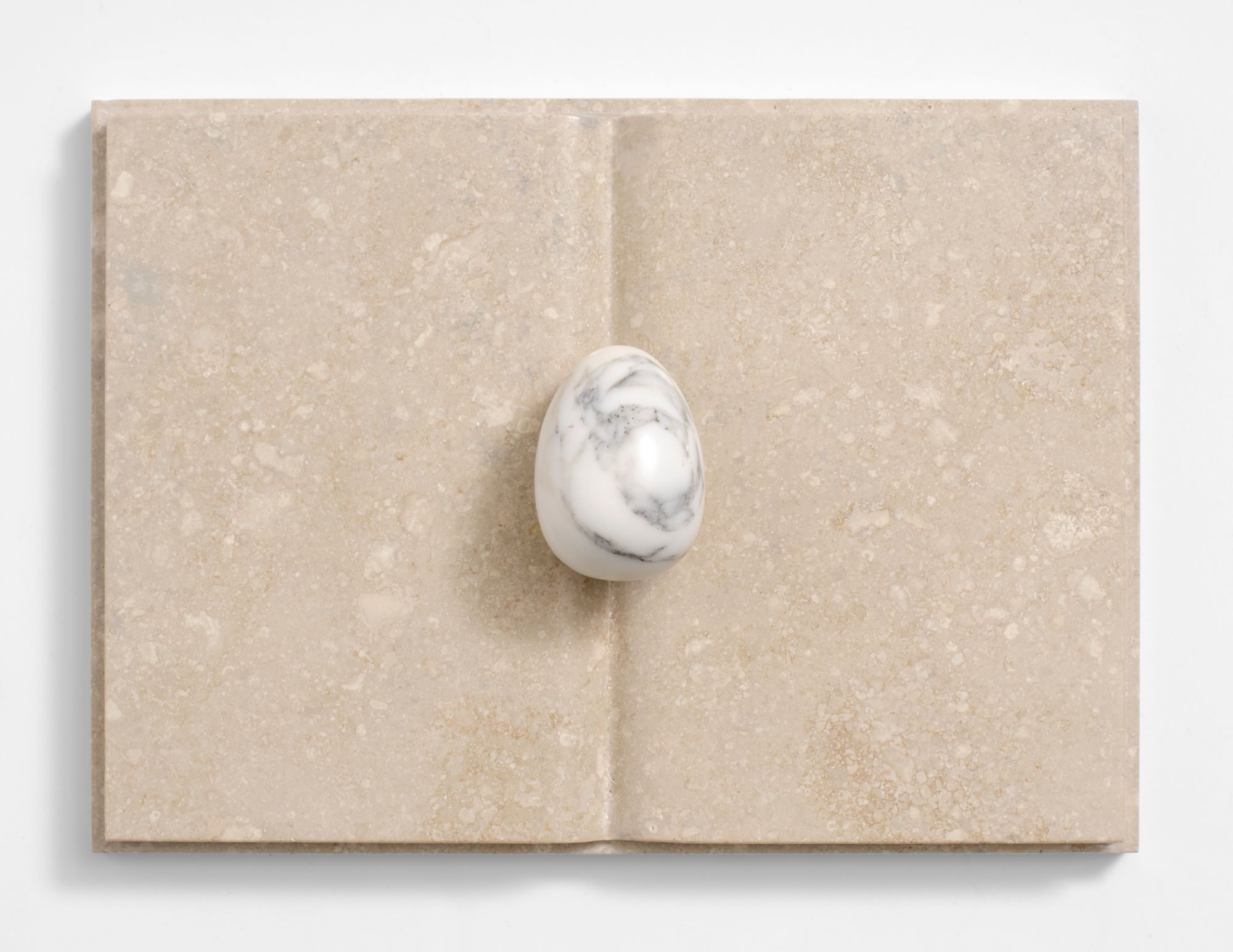 Mirella Bentivoglio — Untitled (veined egg book)