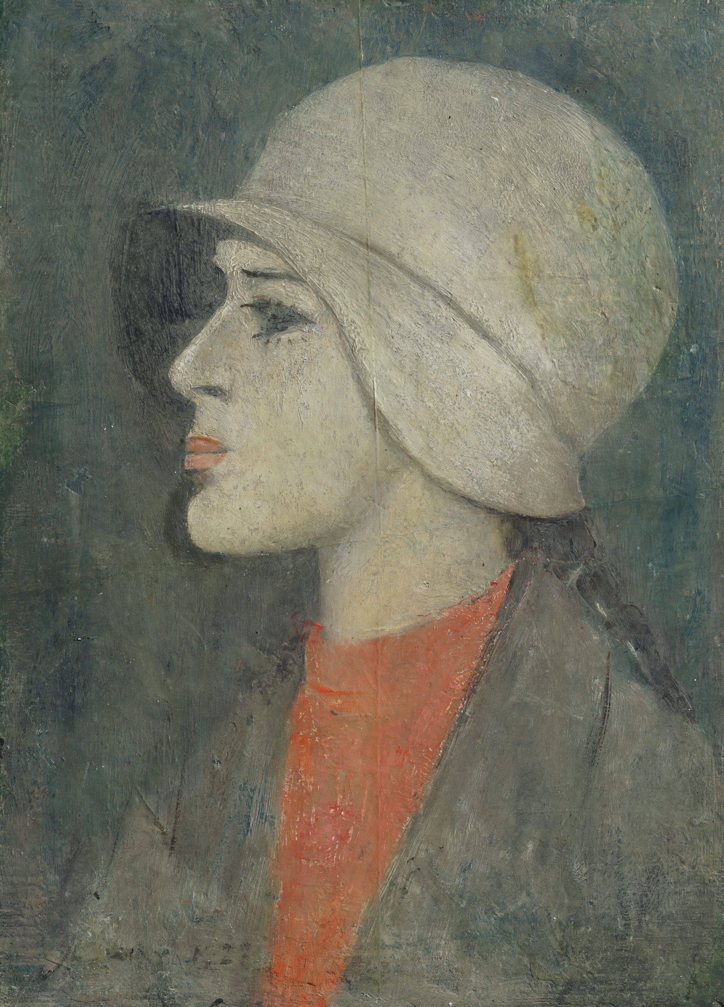 Laurence Stephen Lowry — Girl in a cloche hat