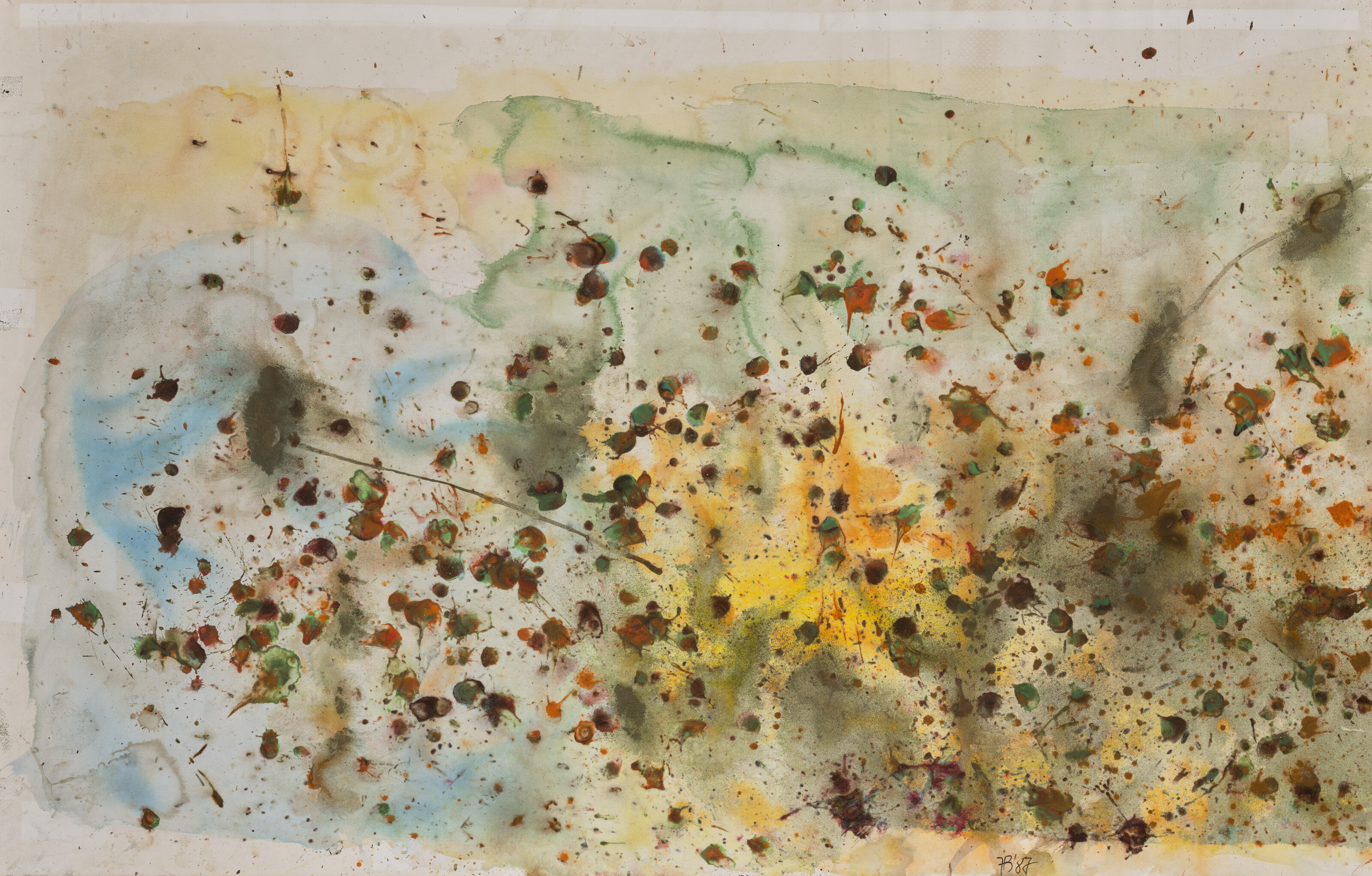 Sir Frank Bowling — Untitled