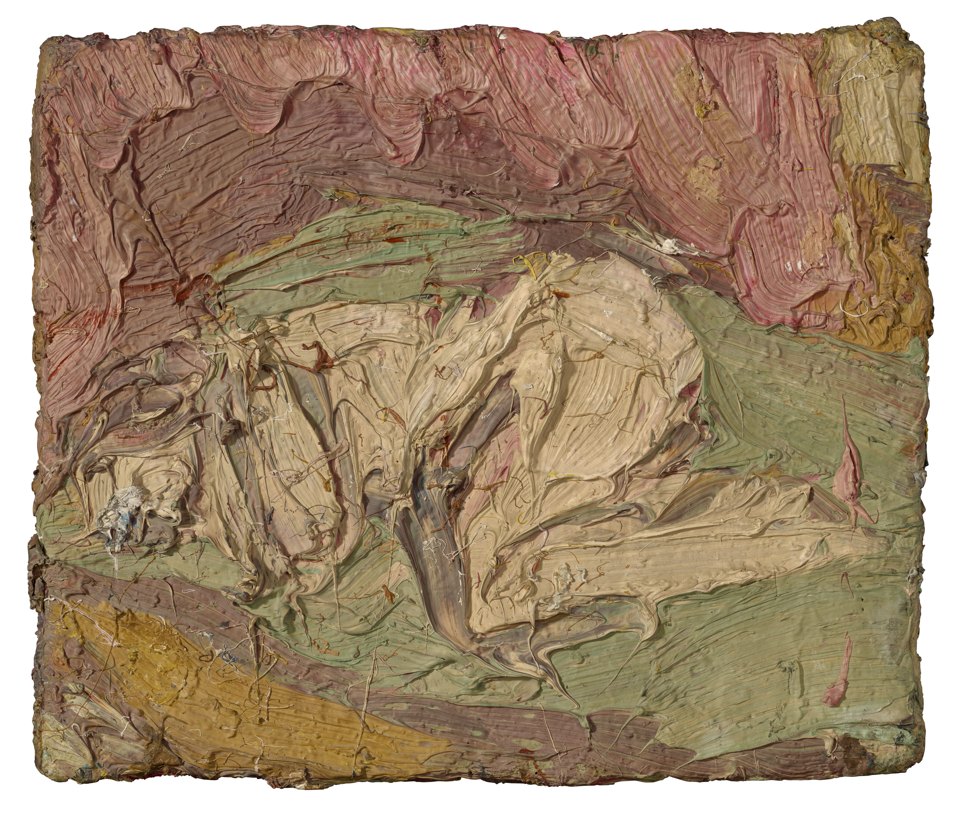 Leon Kossoff — Nude on a Bed