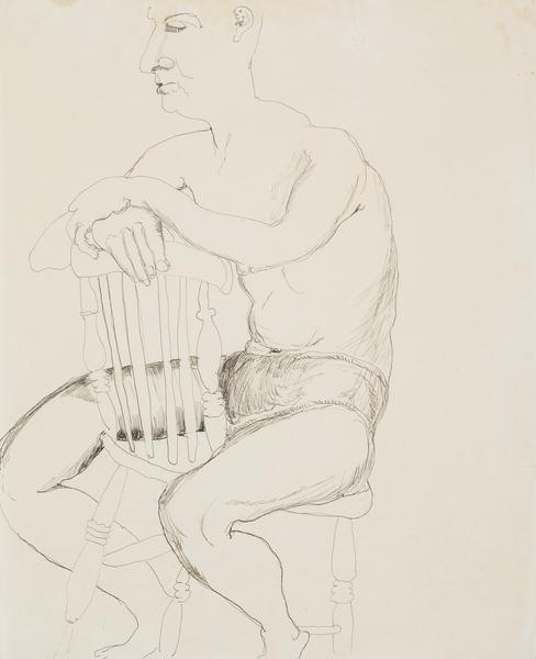 Man Seated on a Chair