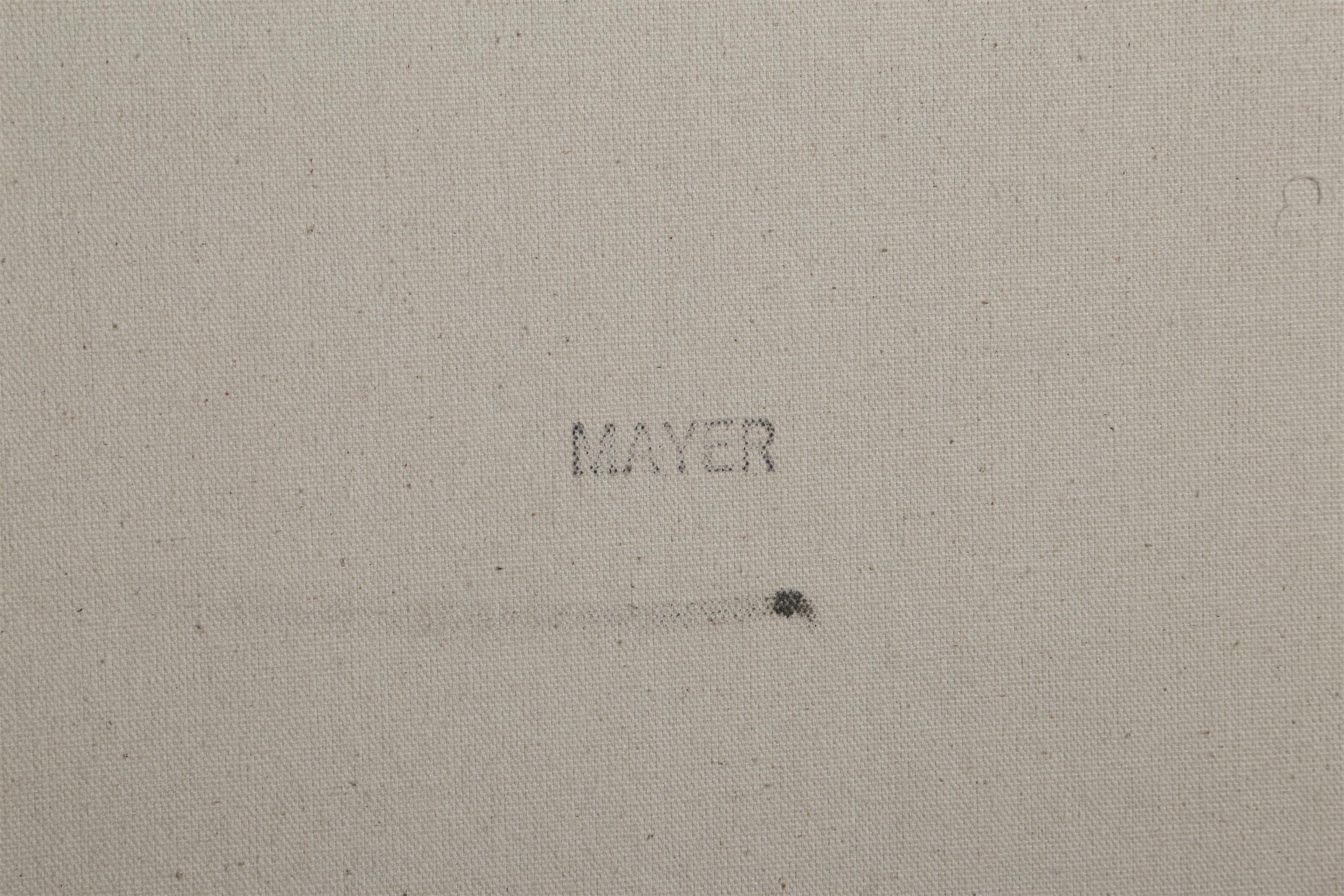 Peter Mayer — Dog (Pink and Orange and Black)