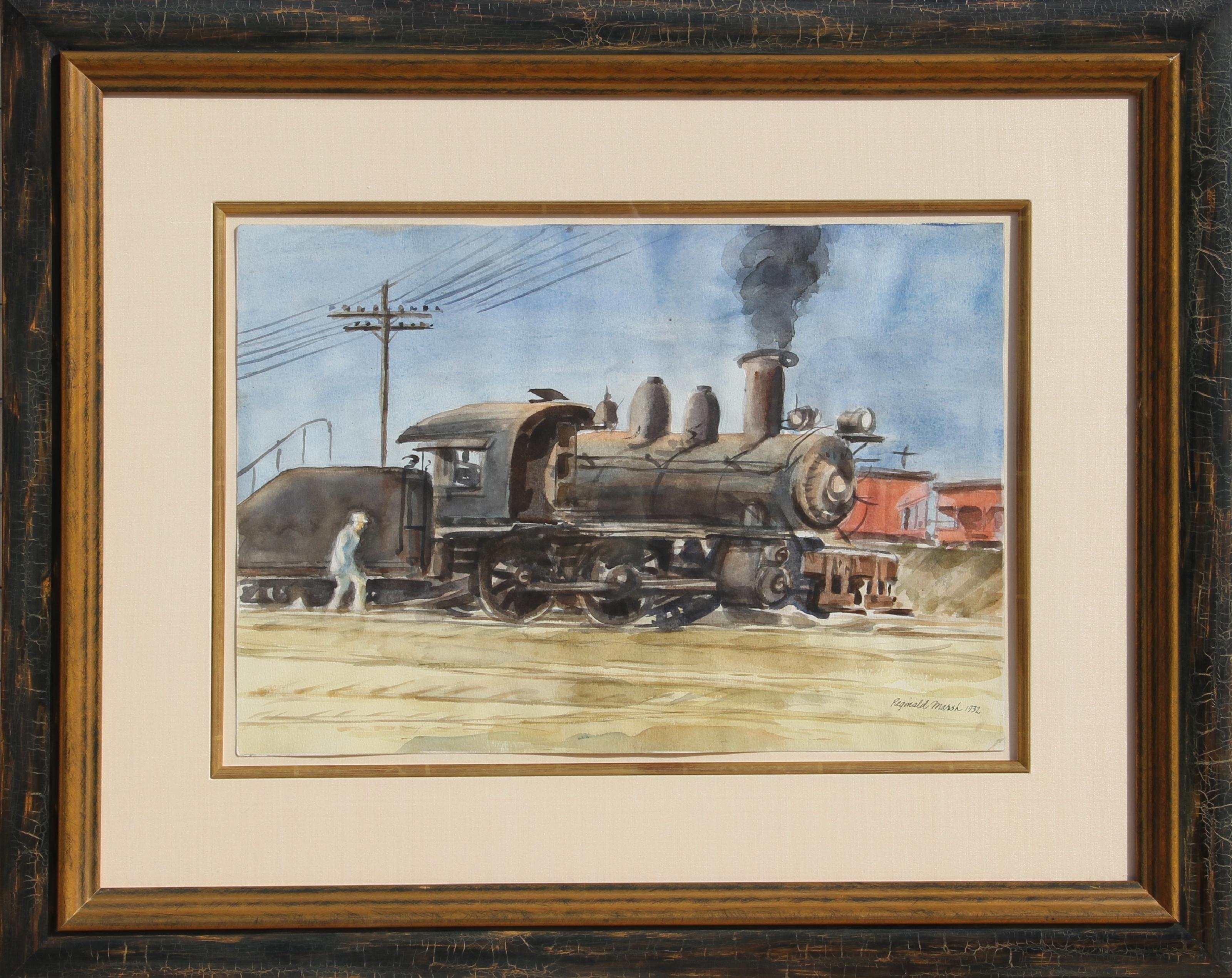 Reginald Marsh — Locomotive