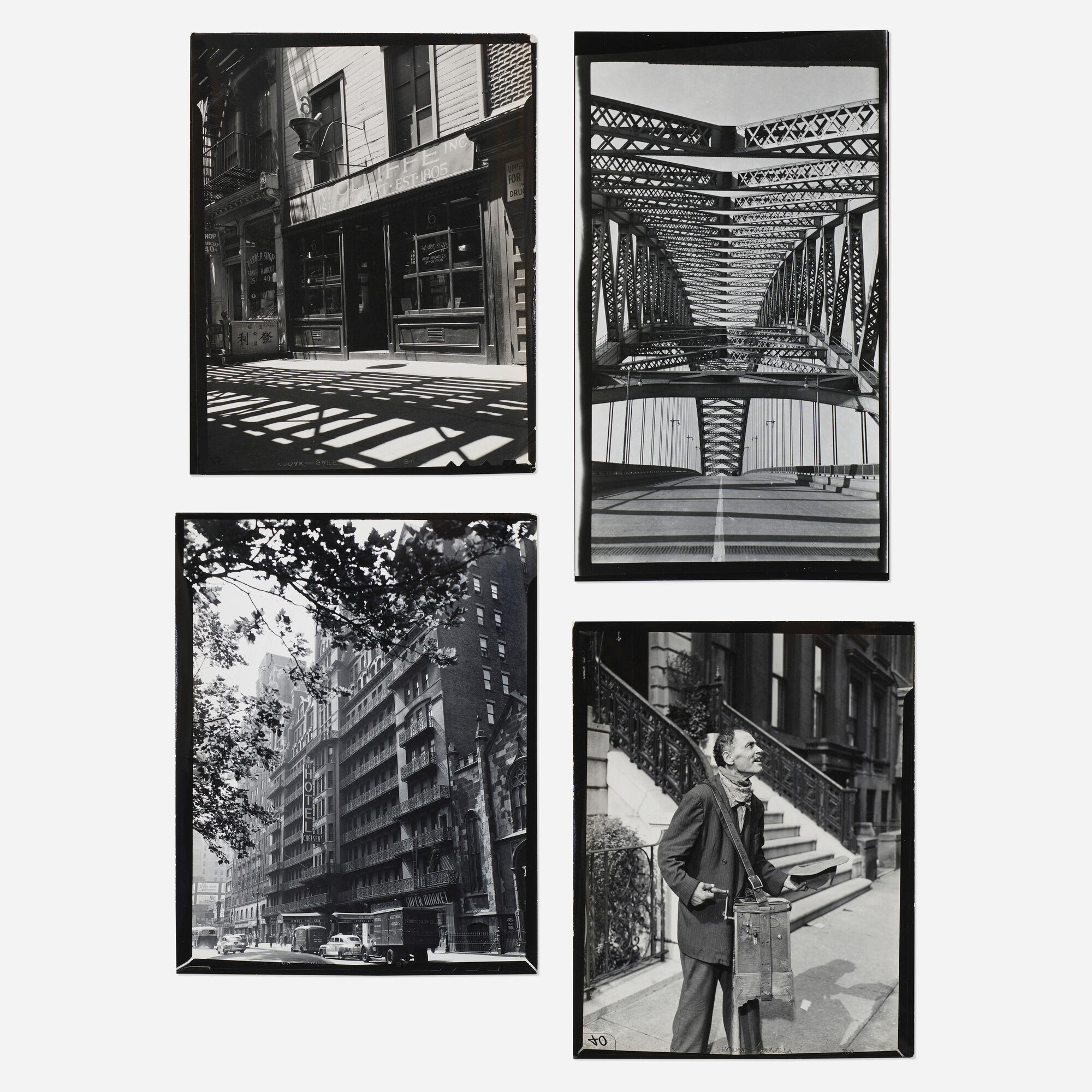 O. Winston Link — Contact prints (four works)