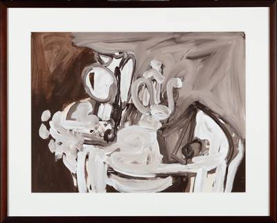 Still Life in White and Gray