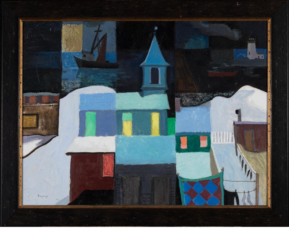 Dorothy Lake Gregory — Untitled (Geometric Provincetown)
