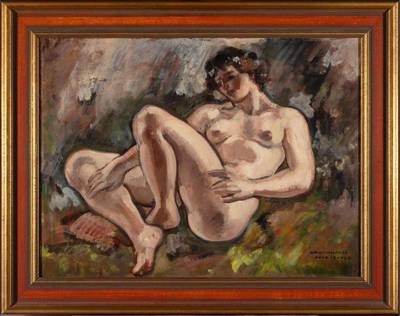 Lying Nude with Garland (Nu Couche Avec Guirland)