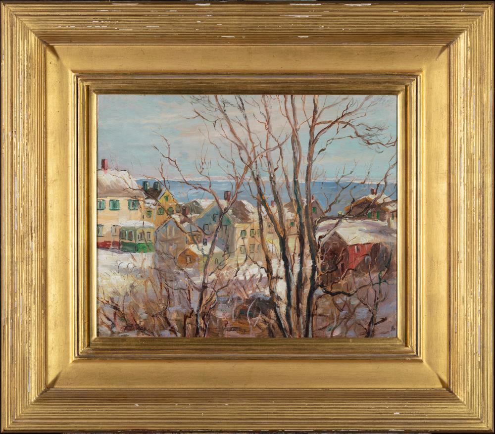 Caleb Arnold Slade — Winter View of Provincetown