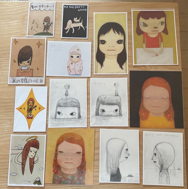 Yoshitomo Nara — Taiwan Exhibition Postcards (Set of 14 postcards)
