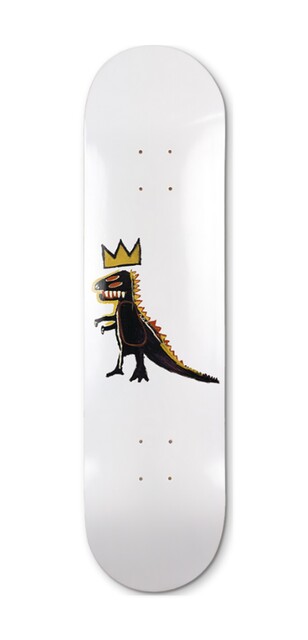 Jean-Michel Basquiat — Pez Dispenser (1984) Skateboard deck