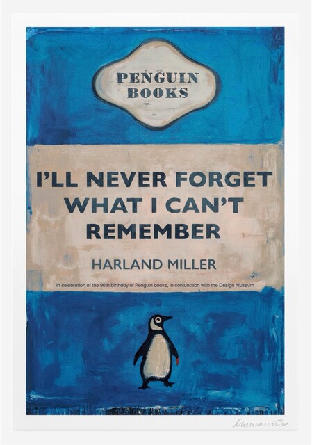 Harland Miller — I'll Never Forget What I Can't Remember
