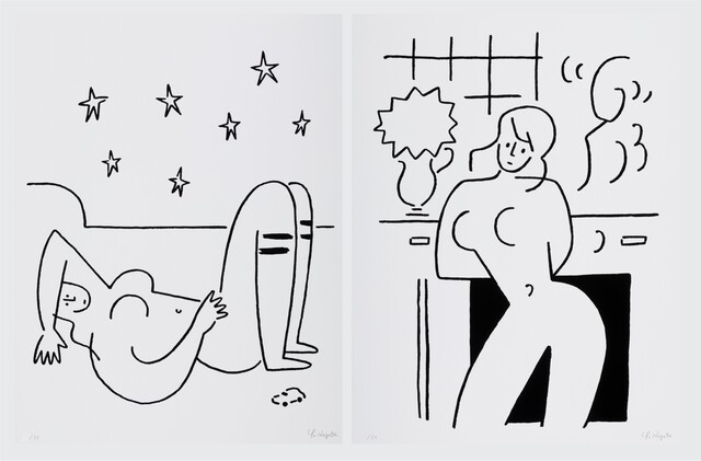 Yu Nagaba — Fireplace & Toy Car (Set of 2)