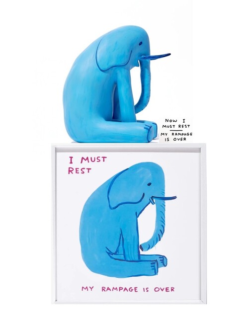 David Shrigley — I Must Rest My Rampage Is Over (Artist's Proof)