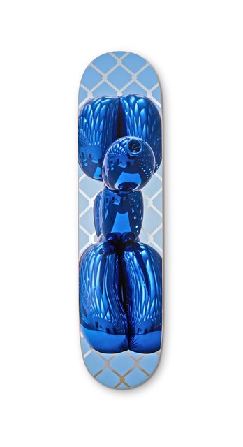 Jeff Koons — Blue Balloon Dog Skatedeck