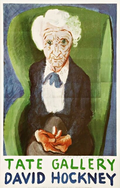 David Hockney — My Mother (Bridlington)