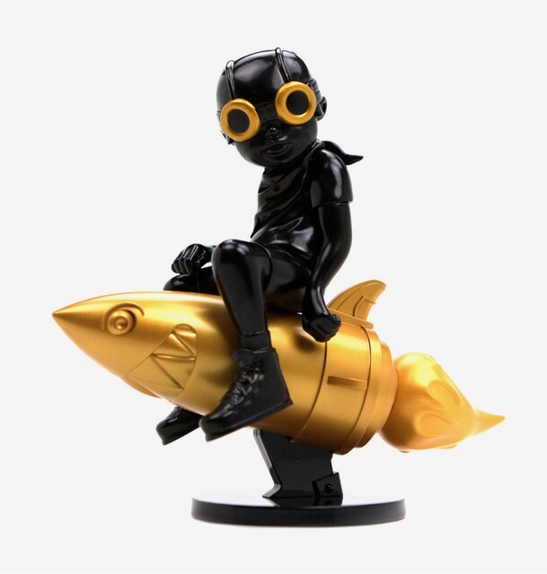 Hebru Brantley — Beyond the Beyond FlyBoy (Black & Gold)