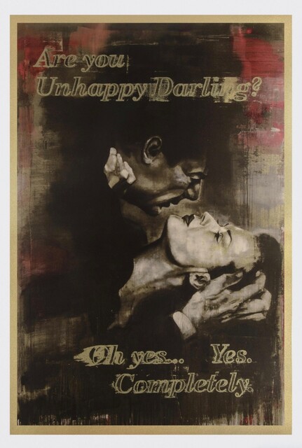 Harland Miller — Painting for Charles Addams