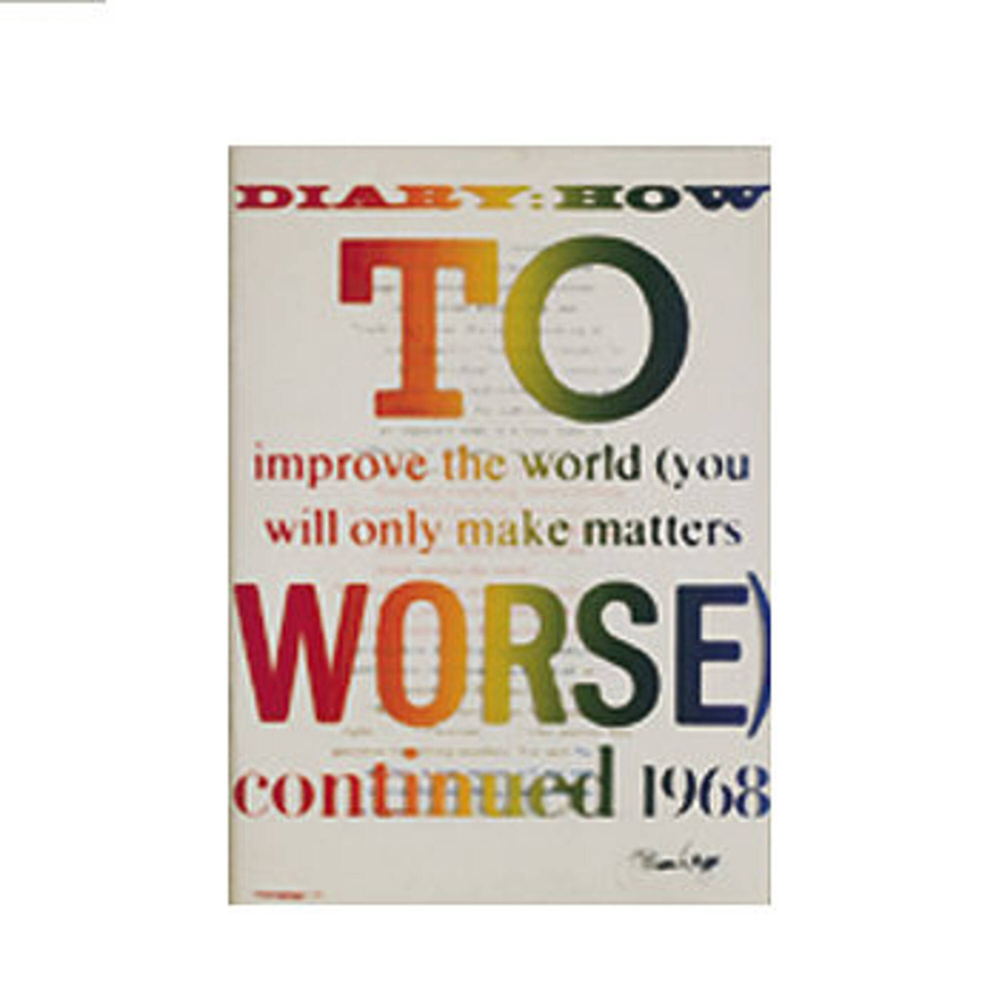 John Cage — Lithograph B (from Not Wanting to Say Anything About Marcel)