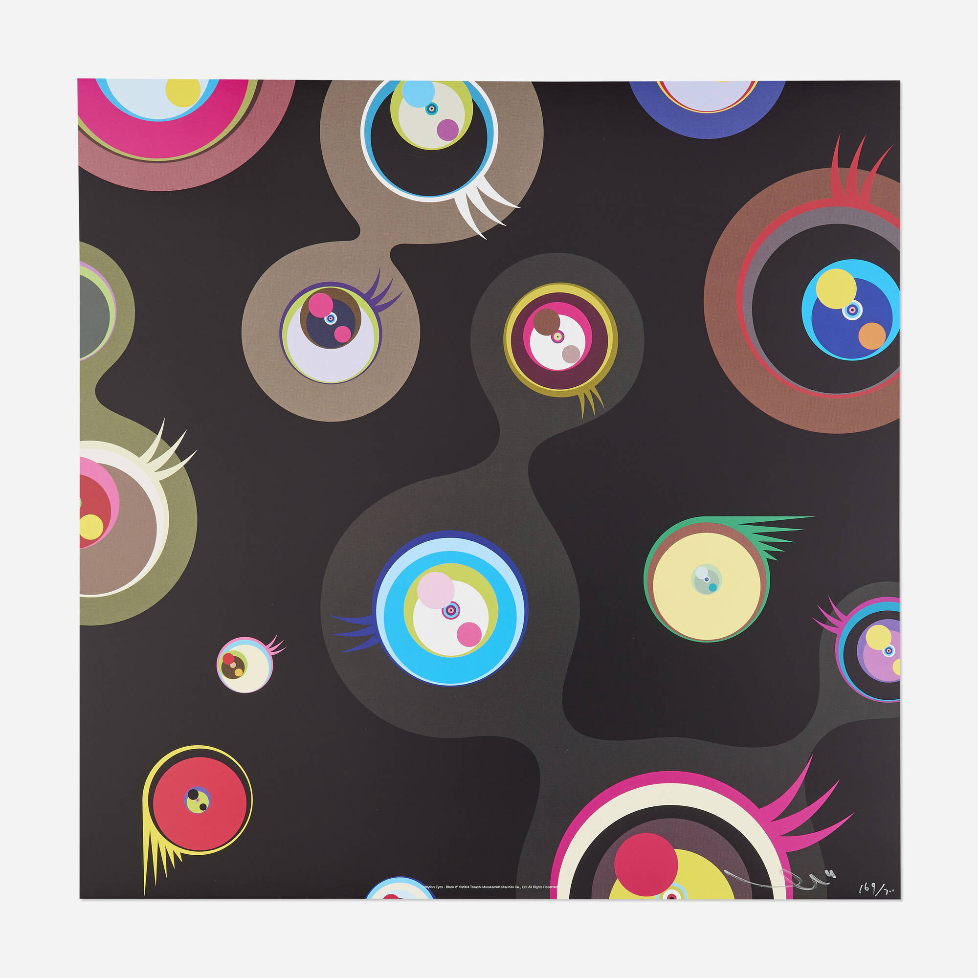 Takashi Murakami — Jellyfish Eyes - Black 2