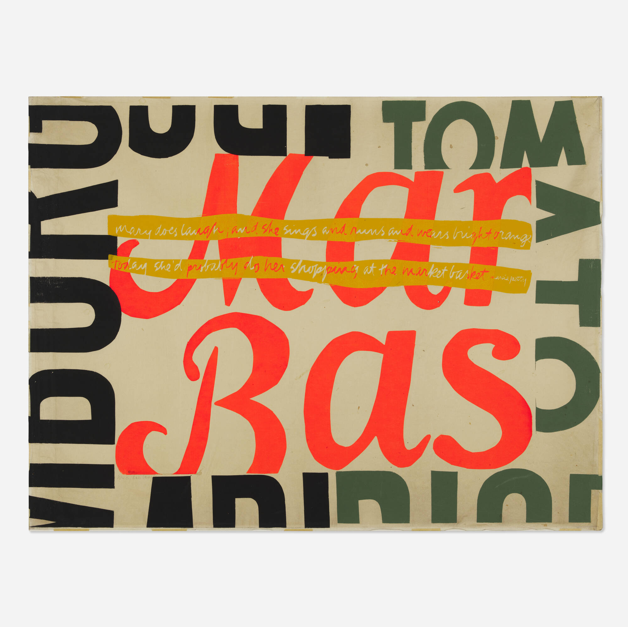 Corita Kent (Sister Mary Corita) — mary does laugh