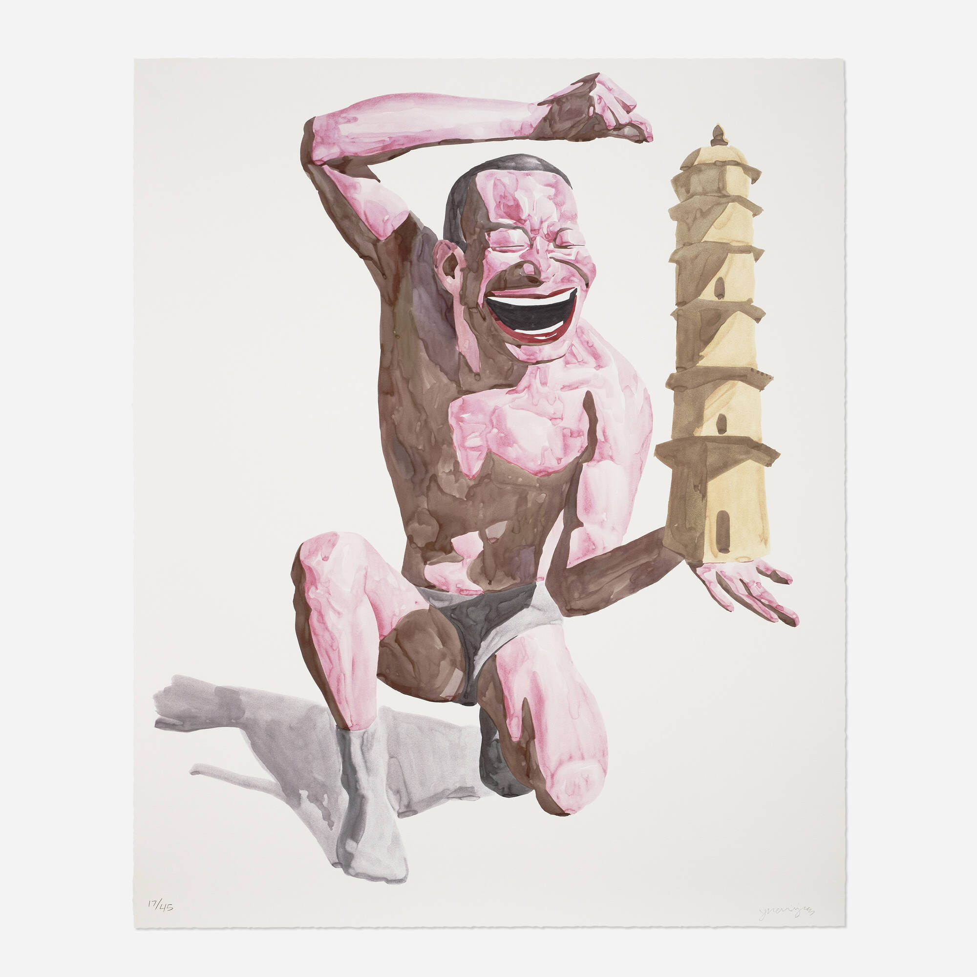 Yue Minjun — Untitled (Smile-ism No. 17)