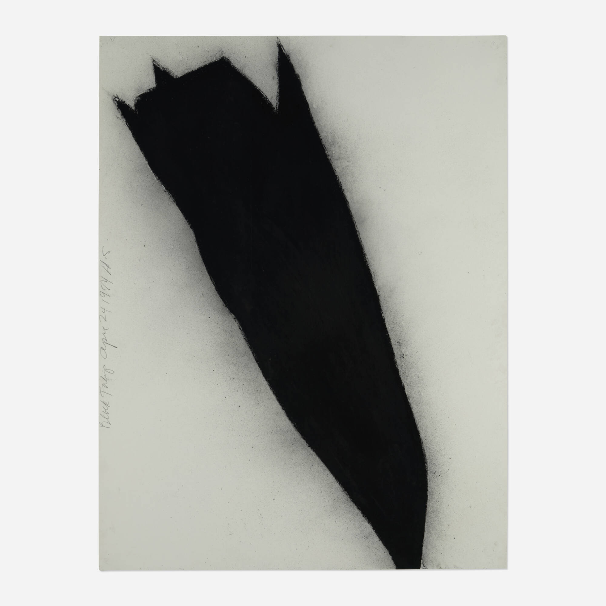 Donald Sultan — Black Tulip, April 24, 1984