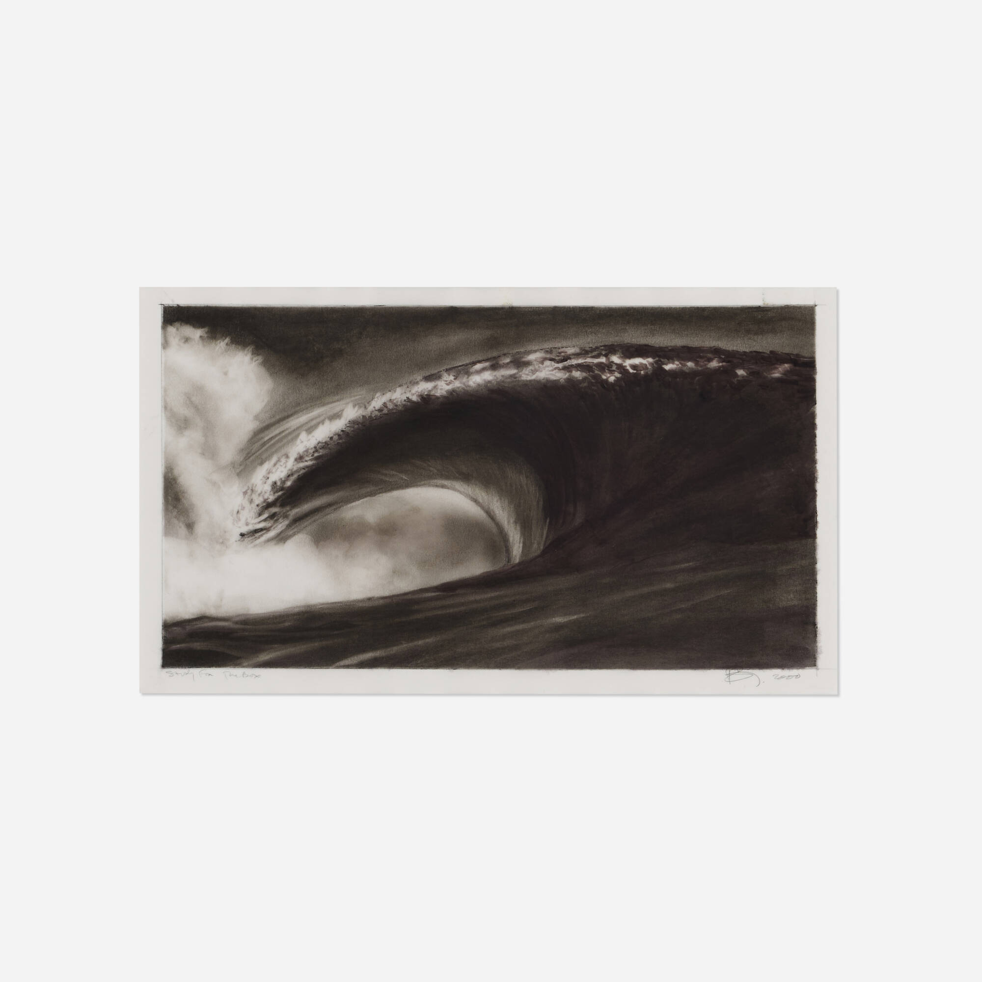 Robert Longo — Untitled (Study for The Box)