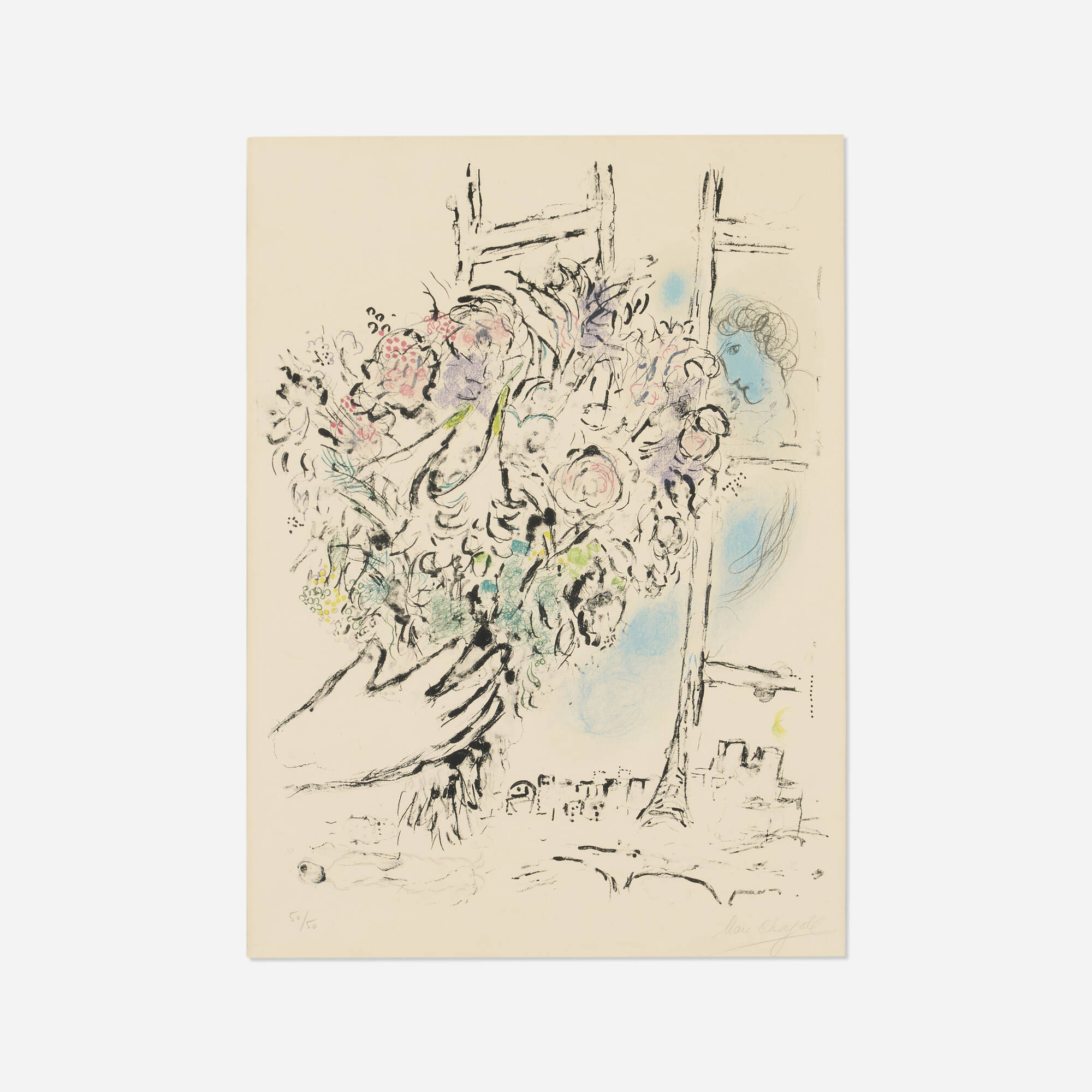 Marc Chagall — Offrande de fleurs