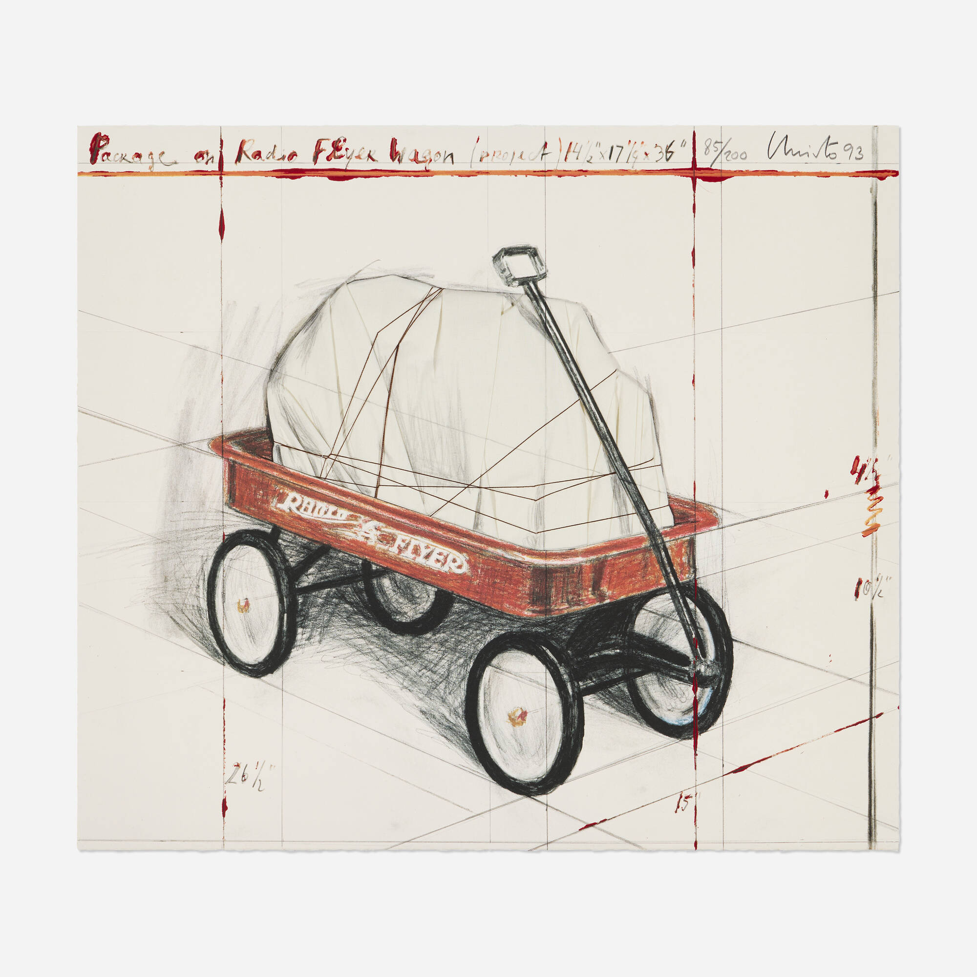 Christo — Package on Radio Flyer, Project