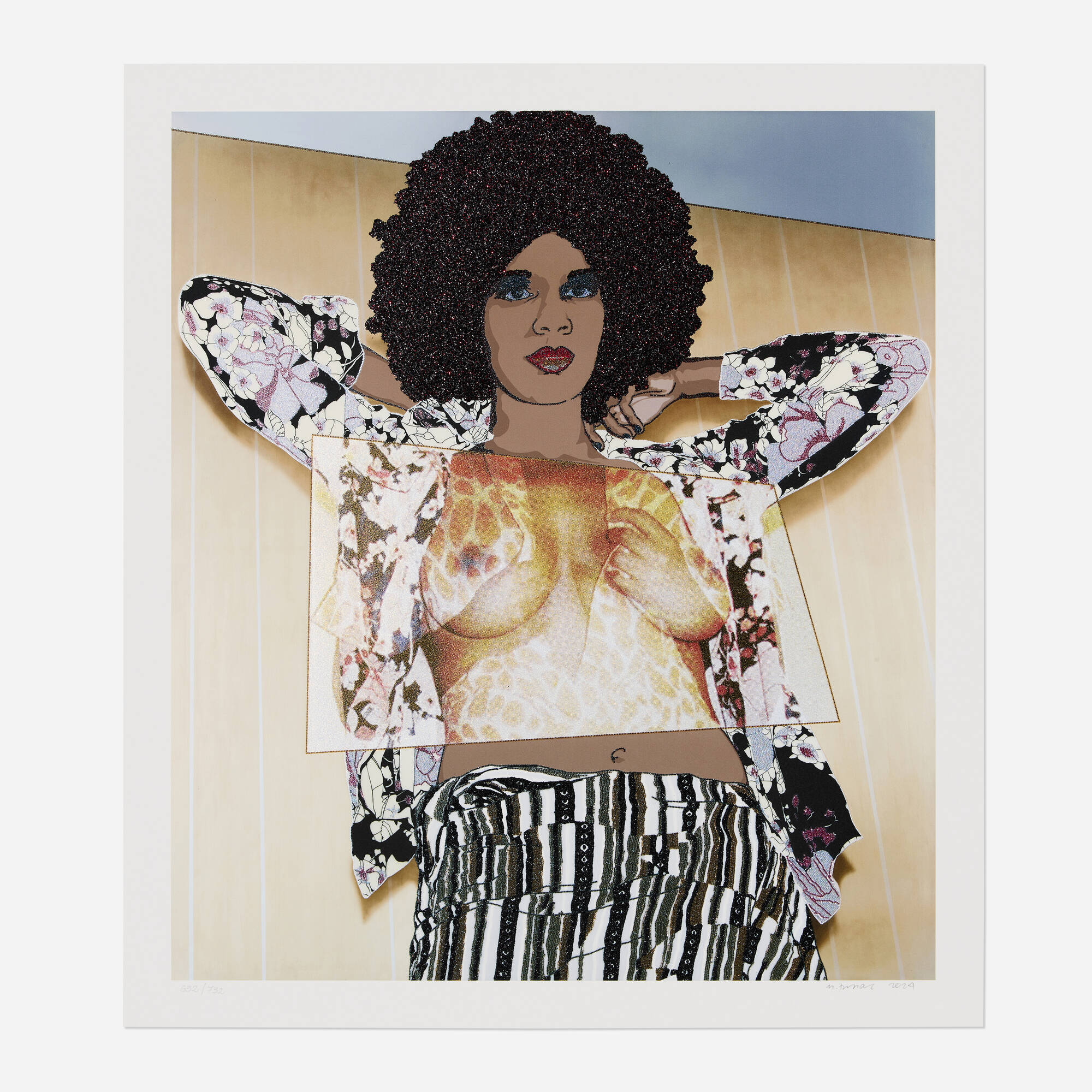 Mickalene Thomas — Portrait of Maya #10