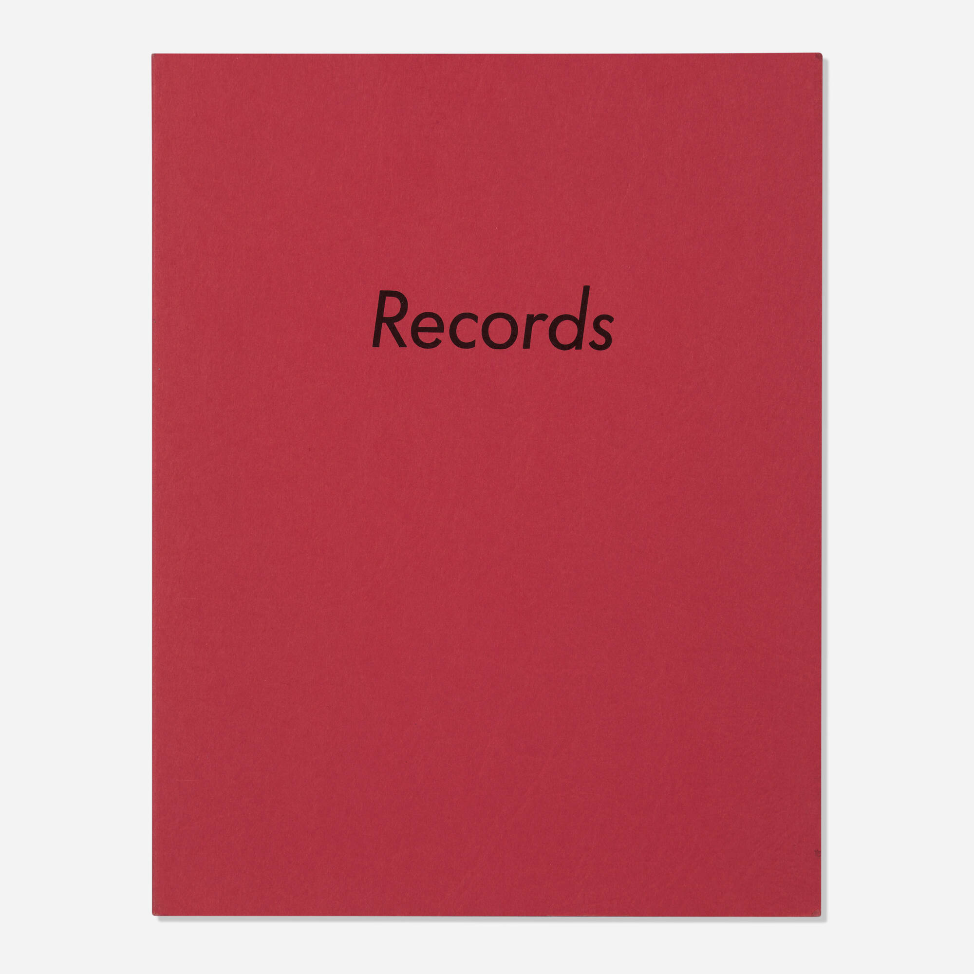 Ed Ruscha — Records