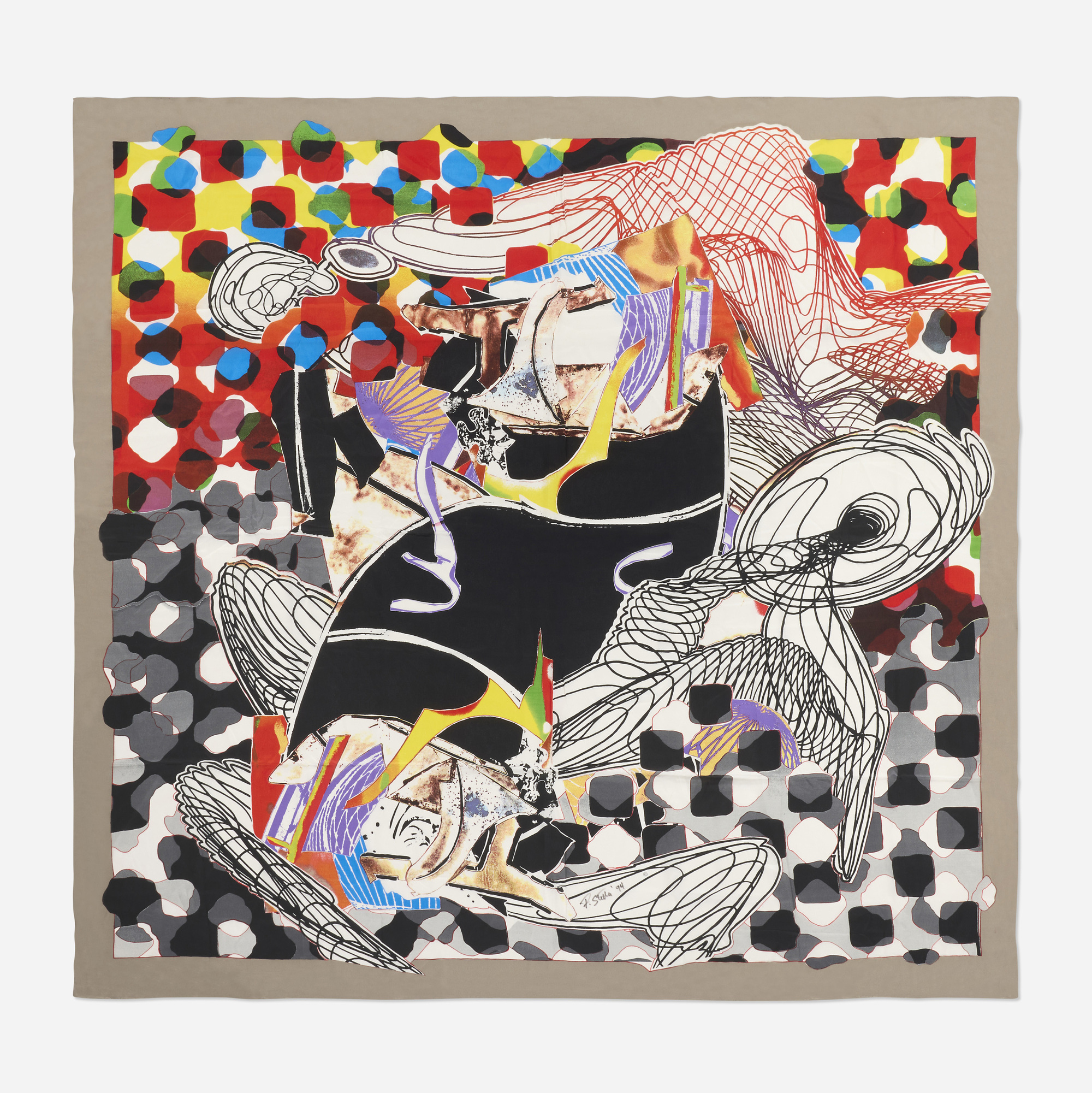 Frank Stella — The Whale Watch Shawl