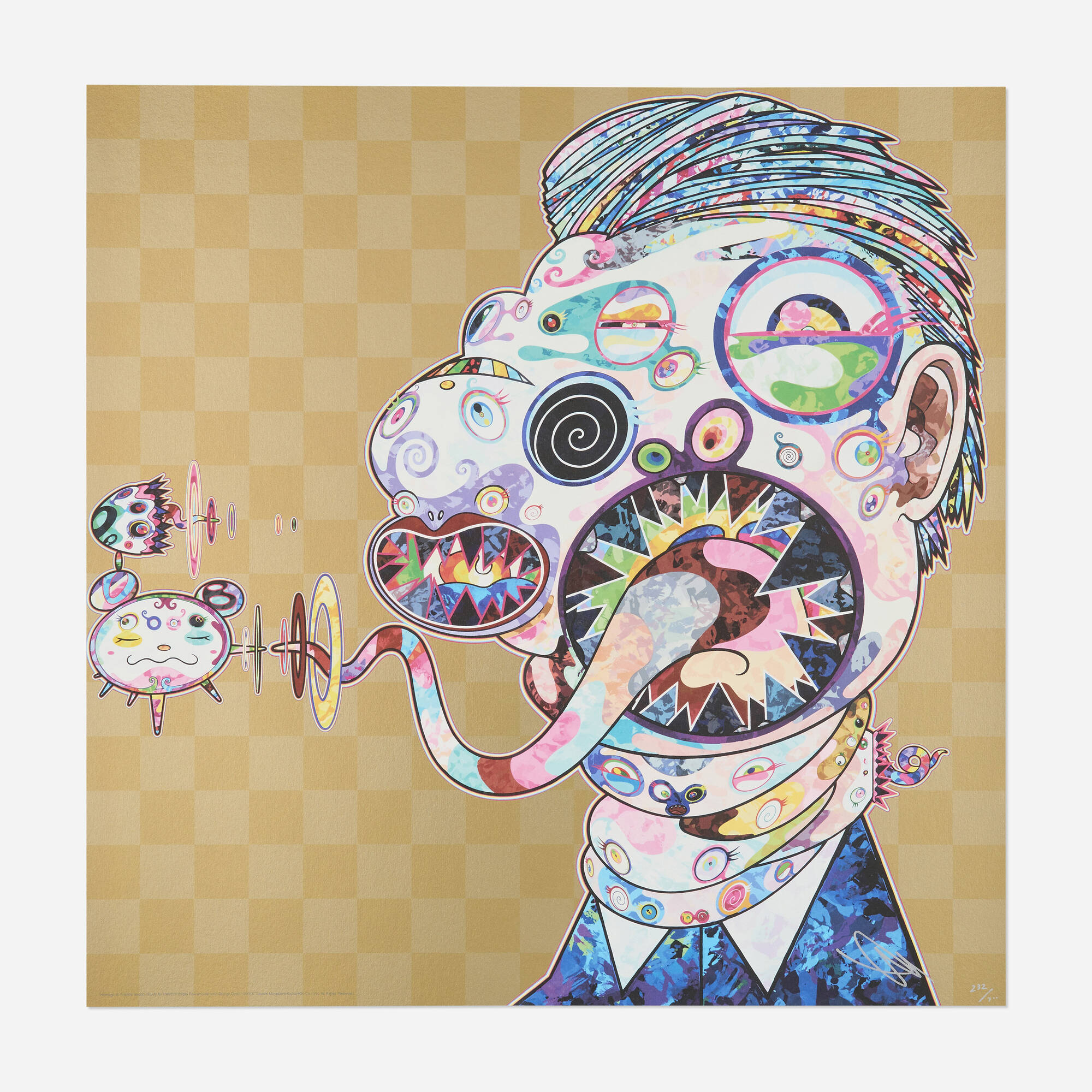 Takashi Murakami — Homage to Francis Bacon (Study for Head of George Dyer)