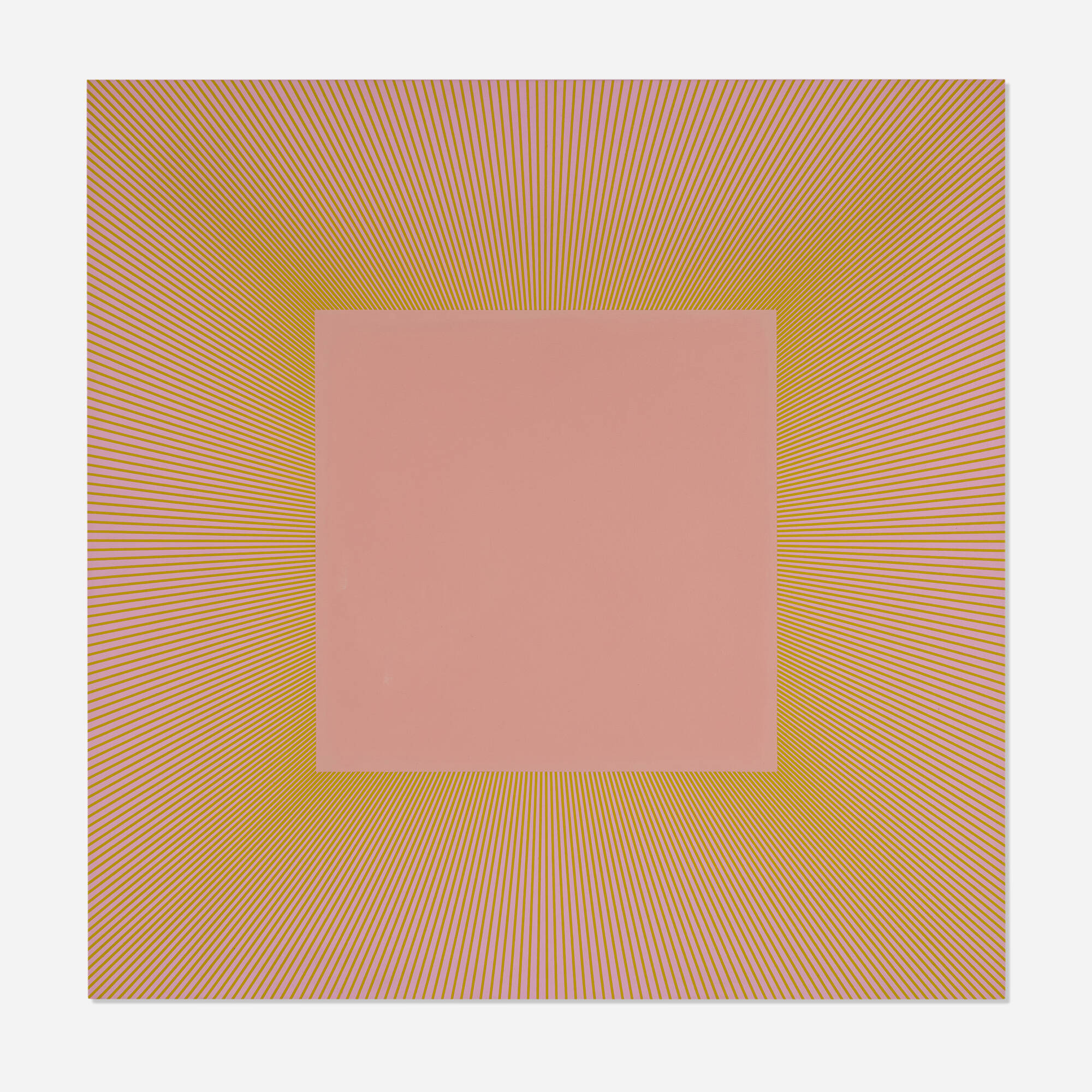Richard Anuszkiewicz — Light Peach Square