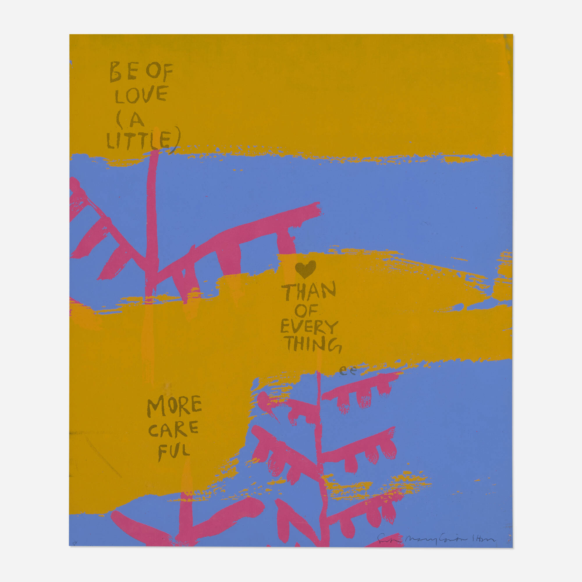 Corita Kent (Sister Mary Corita) — be of love #8