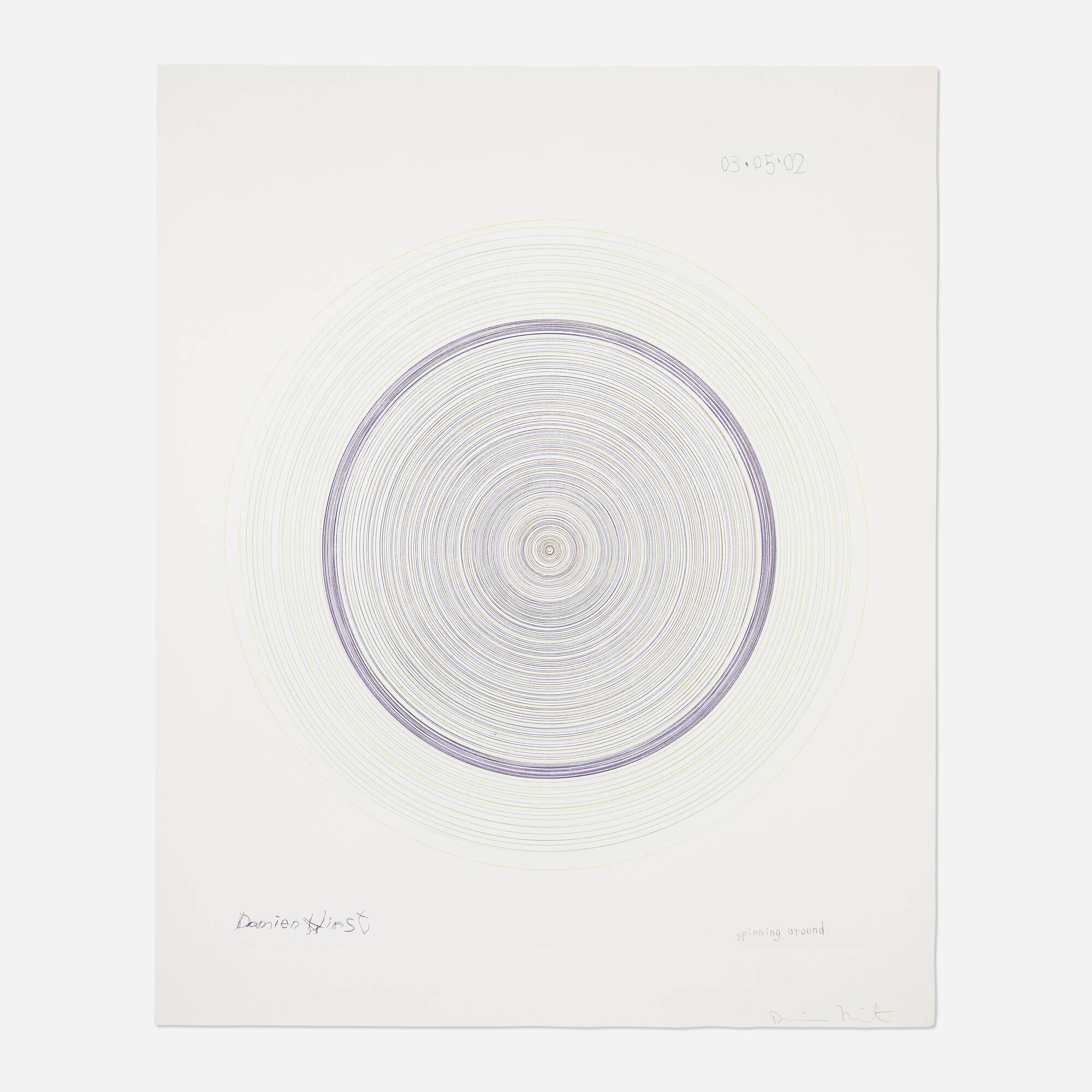 Damien Hirst — Twisted in Sobriety (from the In a Spin, the Action of the World on Things, Volume II portfolio)