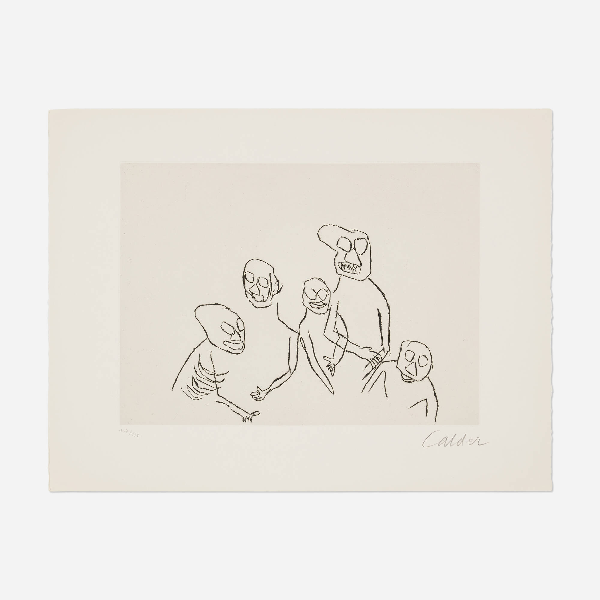 Alexander Calder — Untitled (Santa Claus IX)