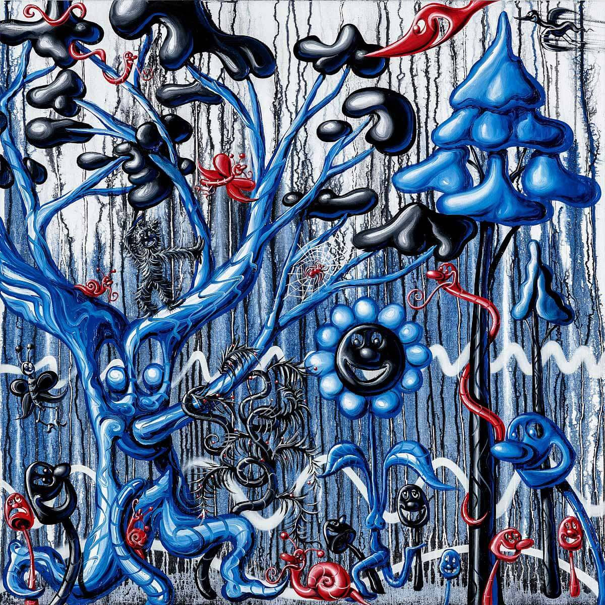 Kenny Scharf — Furungle Blue