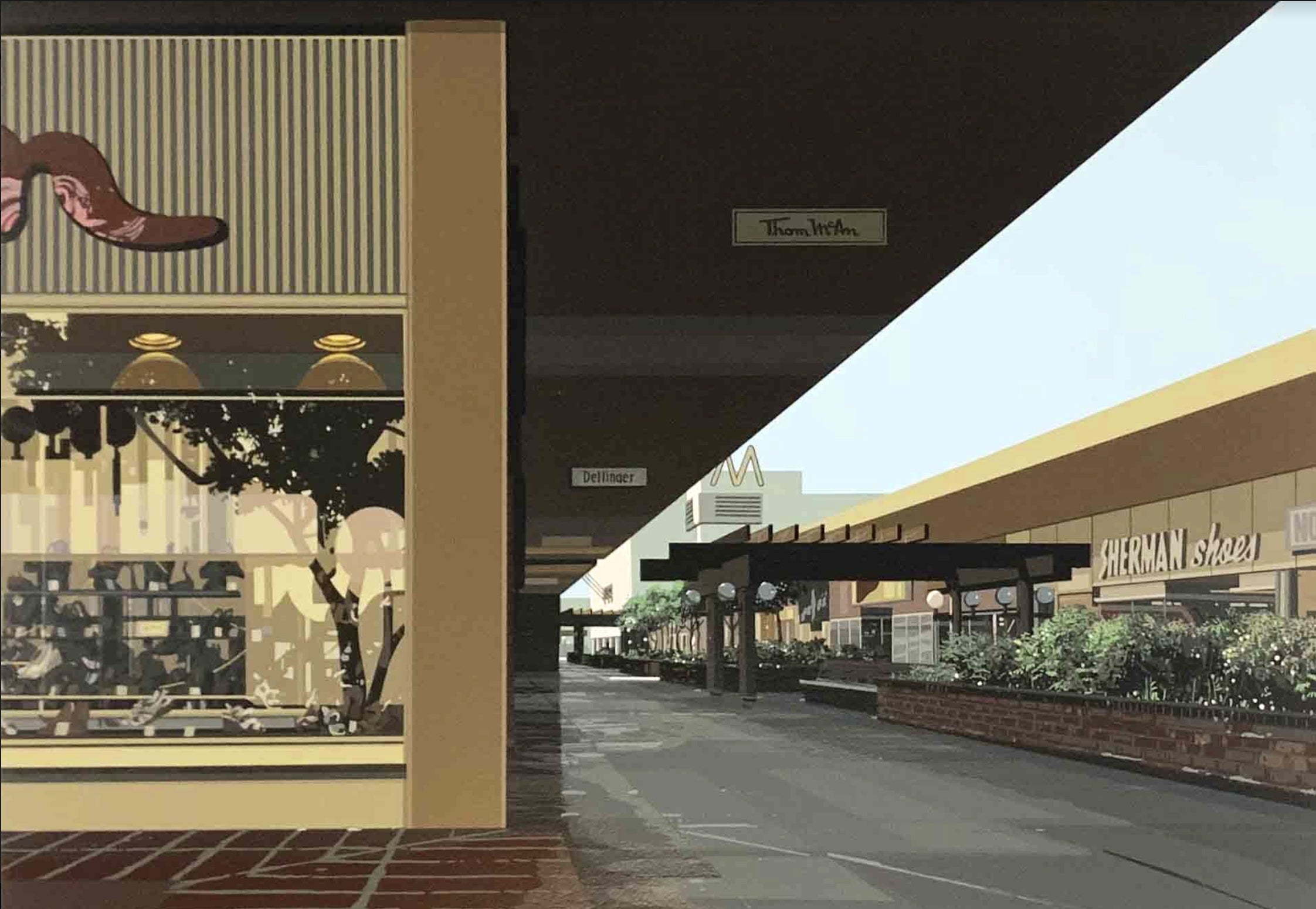 Richard Estes — Lakewood Mall