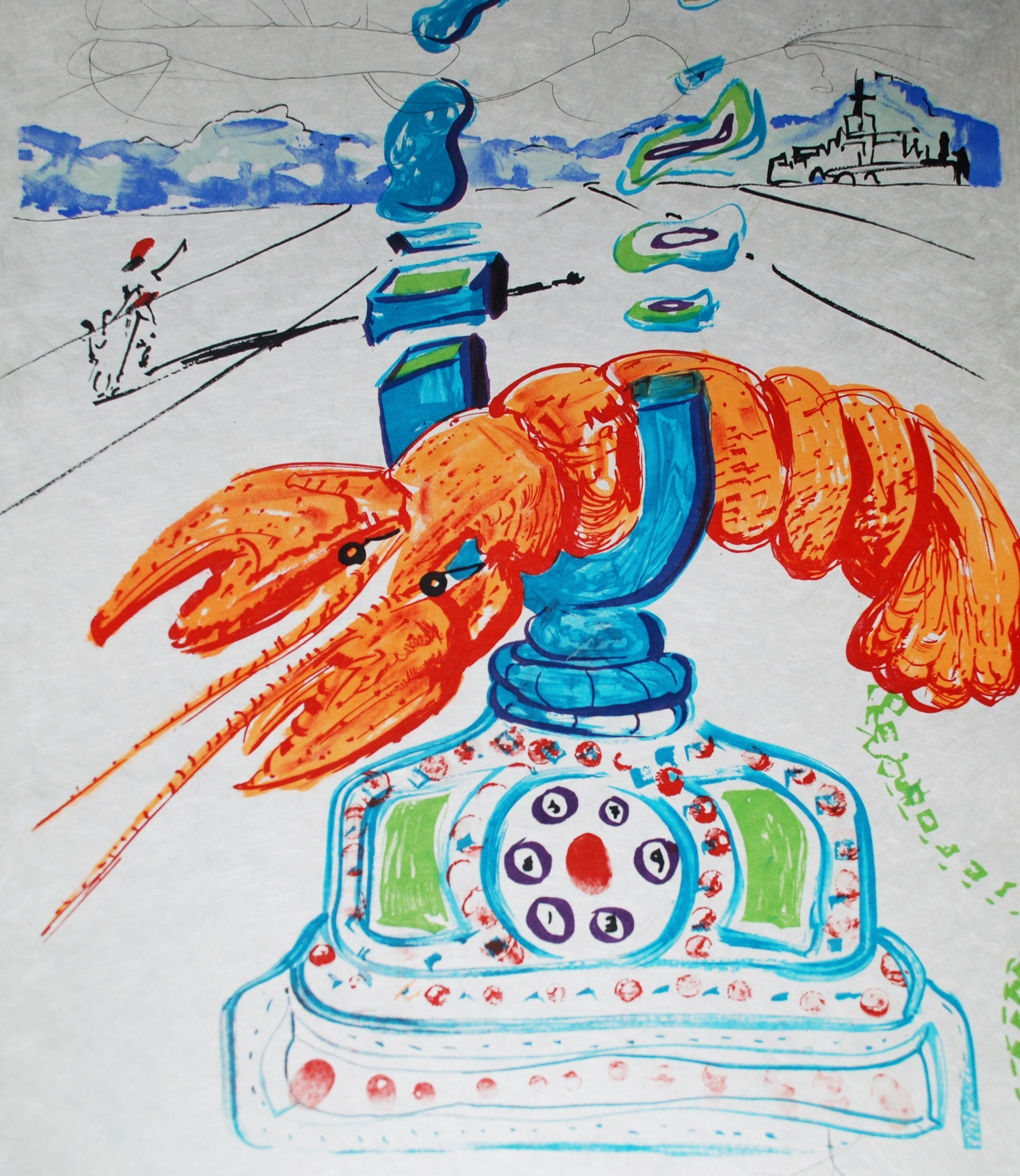 Salvador Dali — Imaginations and Objects of the Future Cybernetic Lobster Telephone