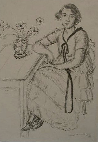 Henri Matisse — La Robe Jaune au Ruban Noir