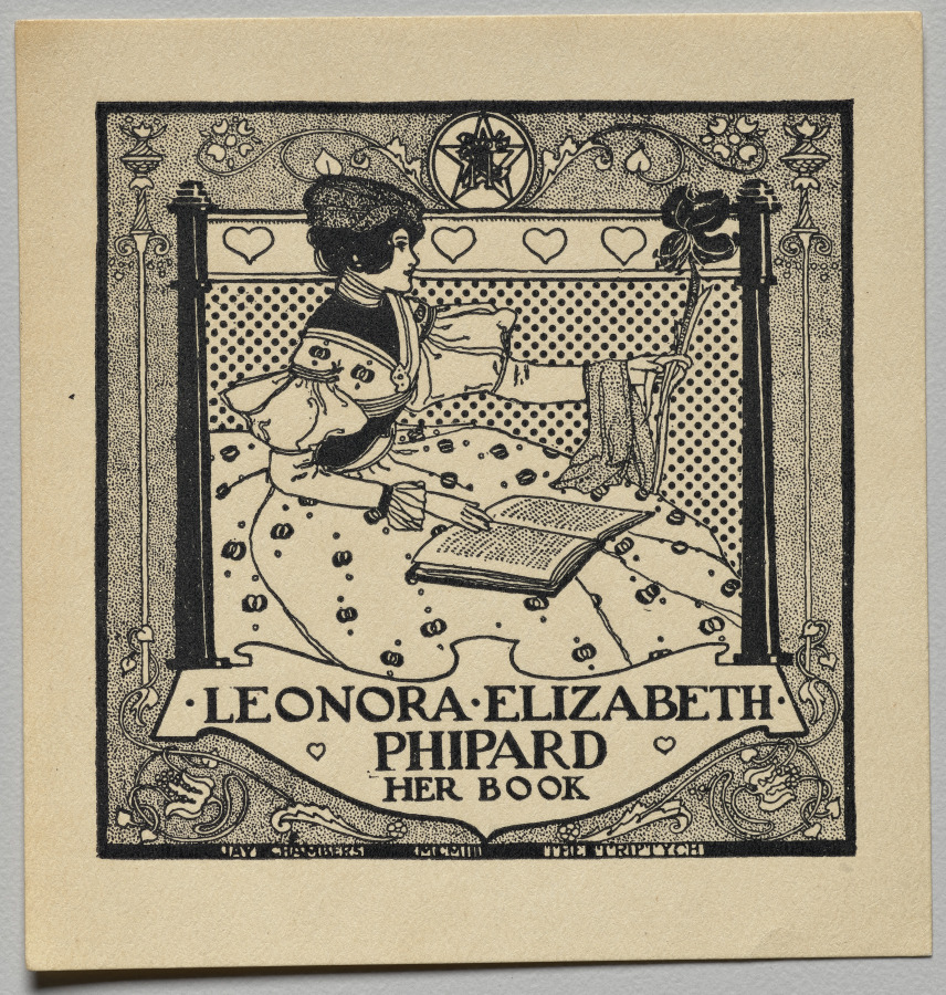 Unknown Artist — Bookplate: Leonora Elizabeth Phipard