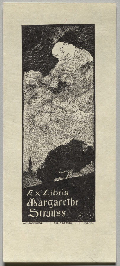 Unknown Artist — Bookplate: Margarethe Strauss
