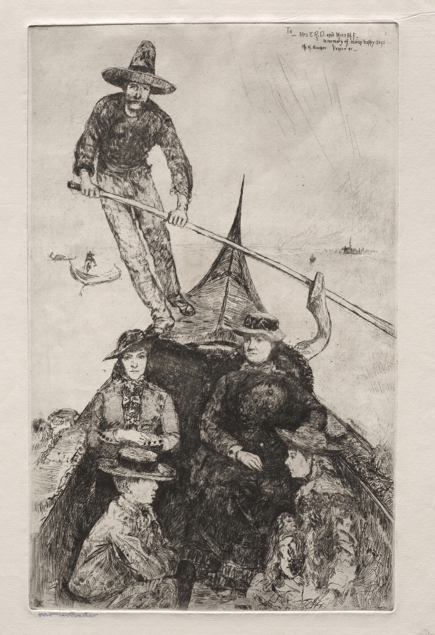 Otto H. Bacher — Etchings of Venice: Giovanni the Gondolier