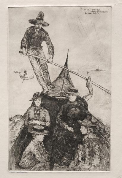 Etchings of Venice: Giovanni the Gondolier